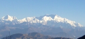 Snow capped mountains of Esatern Himalay: