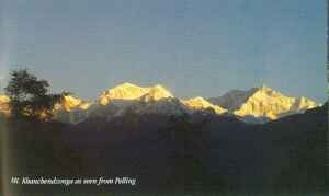 View of Mt. Kanchanjunga from Pelling