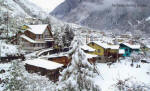 Lachung in Winter