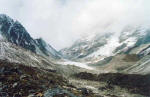 A view from HMI Base Camp in Sikkim